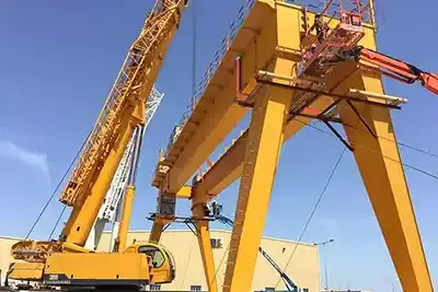 Application of box girder gantry crane in precast concrete yard