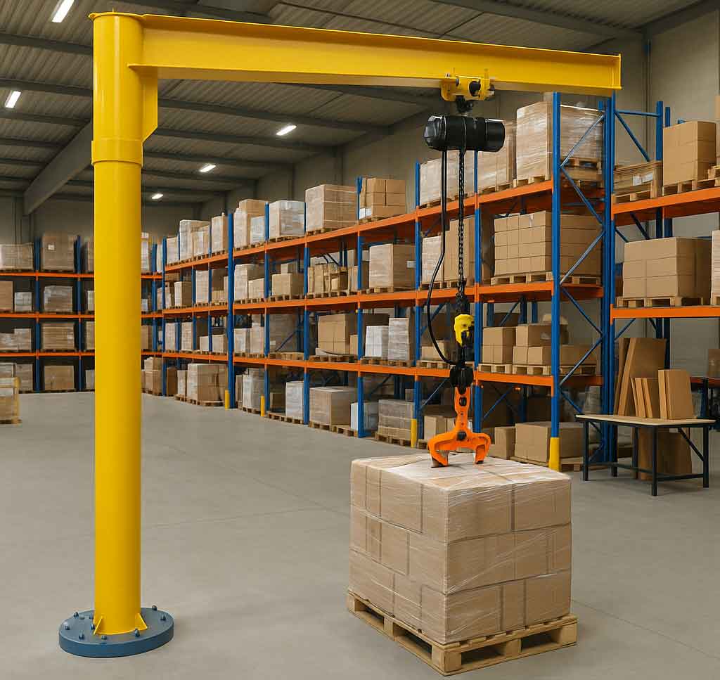 Small Jib Cranes: Compact Lifting Solutions for Workshops, Warehouses, and Industrial Applications