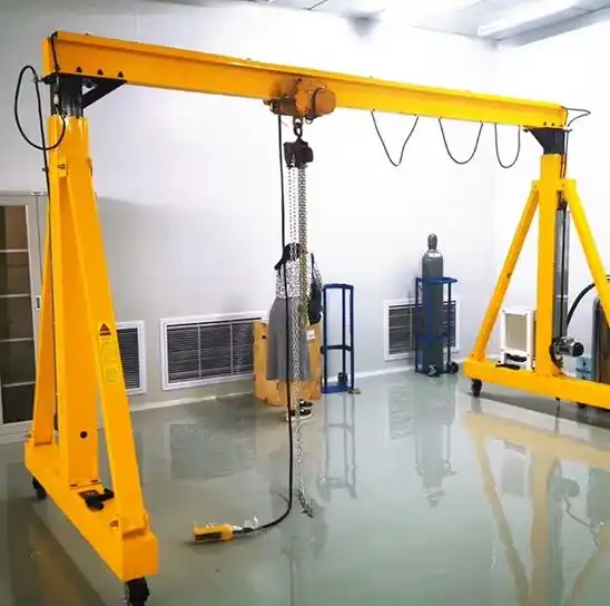 portable gantry crane 5 ton adjustable
