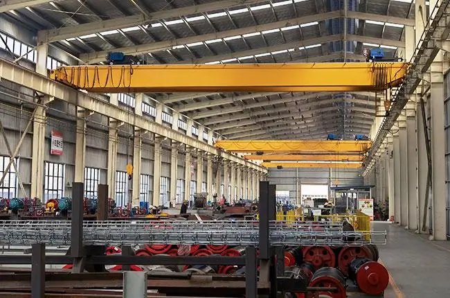 small factory crane