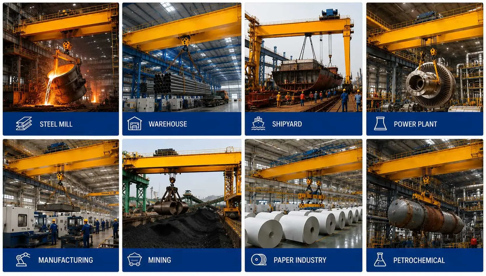 Top Running Overhead Crane for Industry